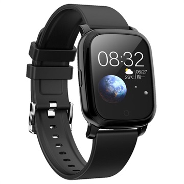 Waterbestendig Bluetooth Sports Smartwatch CV06 - Silicone - Zwart