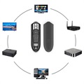 Wechip R1 Universele TV Afstandsbediening / Air Mouse - IR / 2.4G - Zwart