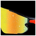 West Biking Unisex gepolariseerde sportzonnebril - rood