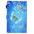 Samsung Galaxy Tab A7 Lite Wonder Series Folio Case - Blauwe vlinder
