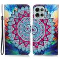 Motorola Moto G75 Wonder Series Portemonnee Hoesje - Mandala