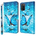 Wonder Series Samsung Galaxy A03s Wallet Case - Blauwe Vlinder