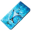 Wonder Series Sony Xperia 1 III Wallet Case - Blauwe Vlinder
