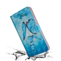 Wonder Series iPhone 12 mini Wallet Case - Blauwe vlinder