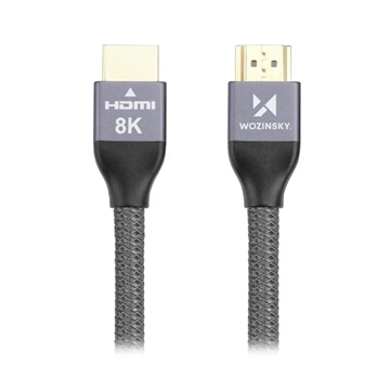 Wozinsky HDMI 2.1 8K 60Hz / 4K 120Hz / 2K 144Hz Kabel - 3m - Grijs
