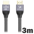 Wozinsky HDMI 2.1 8K 60Hz / 4K 120Hz / 2K 144Hz Kabel - 3m - Grijs