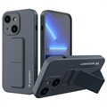 Wozinsky Kickstand iPhone 13 Mini siliconen hoesje - marineblauw