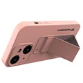 Wozinsky Standaard iPhone 13 Siliconen Hoesje - Roze