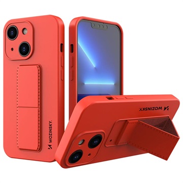 Wozinsky standaard iPhone 13 siliconen hoesje - rood