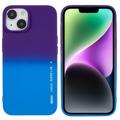 X-Level Rainbow iPhone 14 Plus TPU Hoesje - Blauw / Paars