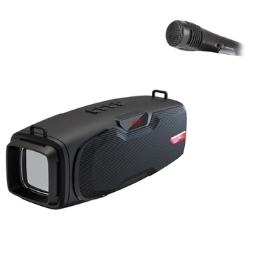 XO F33 Stereo Bluetooth Speaker met Microfoon - 10W - Zwart
