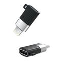 XO NB149-D USB-C-naar-Lightning-adapter - Zwart