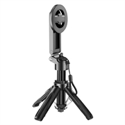 XO SS22 4-in-1 magnetische Bluetooth selfie stick en statief - zwart