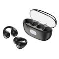 XUNDD X18 TWS Clip-on koptelefoon V5.3 Bluetooth luchtgeleiding open oortelefoon draadloze sport oorhaak koptelefoon - zwart