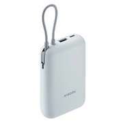 Xiaomi 10000mAh Power Bank met geïntegreerde USB-C kabel 22.5W - Ijsblauw