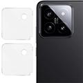 Xiaomi 14 Imak HD Cameralens Beschermer van gehard glas - 2 St.
