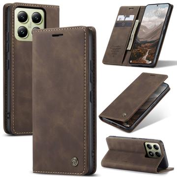 Xiaomi 14T Caseme 013 Series Portemonnee Hoesje - Koffie