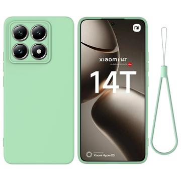 Xiaomi 14T Liquid Siliconen Hoesje - Groen