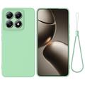 Xiaomi 14T Pro Liquid Siliconen Hoesje - Groen