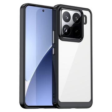Xiaomi 15 Pro Anti-Shock Hybride Hoesje - Zwart