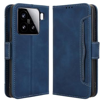 Xiaomi 15 Pro Cardholder Series Portemonnee Hoesje - Blauw
