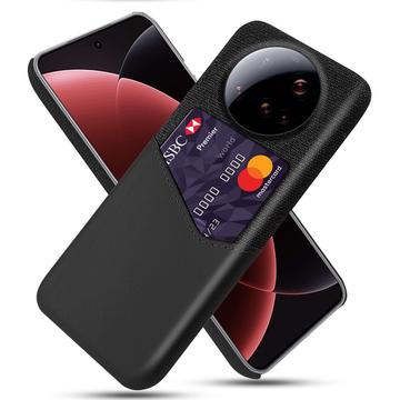 Xiaomi 15 Ultra KSQ Hoesje met Kaartenzak - Zwart