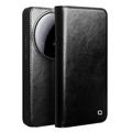 Xiaomi 15 Ultra Qialino Classic Wallet Leren Hoesje - Zwart