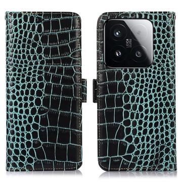 Xiaomi 15T Crocodile Series Wallet Leren Hoesje met RFID