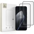 Xiaomi 15T Tech-Protect Glass Fit+ Glazen Screenprotector - 2 st. - Zwart