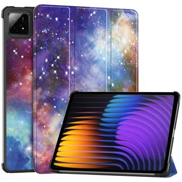 Xiaomi Pad 7/7 Pro Tri-Fold Series Smart Folio Hoesje - Sterrenstelsel