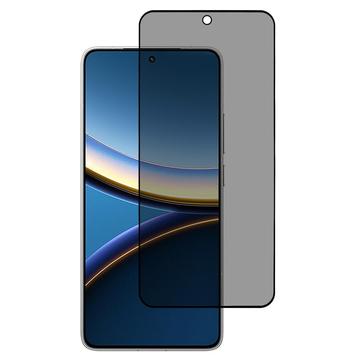 Xiaomi Poco F7 Pro Privacy Full Cover Glazen Screenprotector - Zwarte Rand