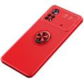 Xiaomi Poco M4 Pro magnetische ringhouder - rood