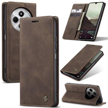 Xiaomi Redmi 14C Caseme 013 Series Portemonnee Hoesje - Koffie