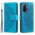Xiaomi Redmi A5 4G/Poco C71 Mandala Series Portemonnee-hoesje - Blauw