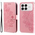 Xiaomi Redmi K90/Poco F8 Pro Mandala Series Portemonnee-hoesje - Roze