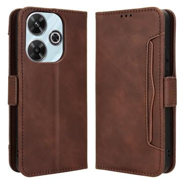 Xiaomi Redmi Note 13R/Redmi 13/Poco M6 4G Cardholder Series Portemonnee Hoesje - Bruin