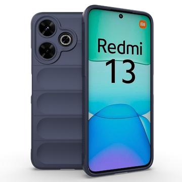Xiaomi Redmi Note 13R/Redmi 13 5G Rugged TPU Hoesje - Donkerblauw