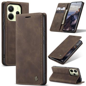Xiaomi Redmi Note 14 4G Caseme 013 Series Portemonnee Hoesje - Koffie
