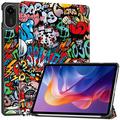 Xiaomi Redmi Pad 2 Tri-Fold Series Slimme Folio-hoes - Graffiti