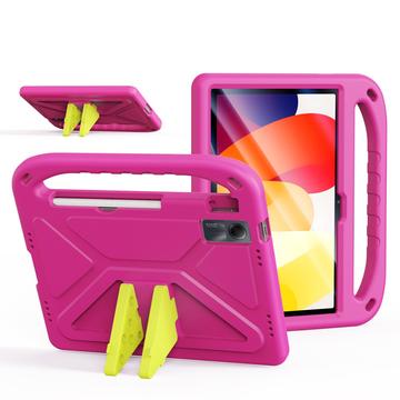 Xiaomi Redmi Pad SE Dux Ducis Puff Kids EVA Schokbestendig Hoesje met Kickstand - Roze
