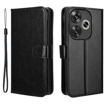 Xiaomi Redmi Turbo 3/Poco F6 Wallet Case met Magnetische Sluiting - Zwart