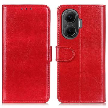Xiaomi Redmi Turbo 4 Pro Portemonnee Hoesje met Standaard - Rood