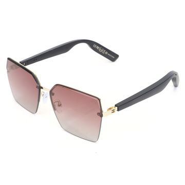 Y10 slimme bril met Bluetooth 5.3, microfoon, UV-bescherming - Zwart