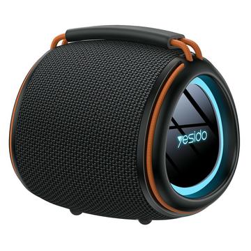 Yesido YSW40 Draagbare Bluetooth Luidspreker met Subwoofer 8W - Zwart