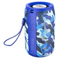 Zealot S32 Draagbare Waterbestendig Bluetooth Speaker - 5W - Blauw Camouflage