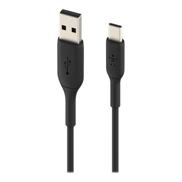 Belkin BOOST CHARGE USB-A / Type-C-kabel - 2m - Zwart
