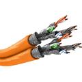 Goobay S/FTP CAT 7A Duplex Netwerkkabel - 500m - Oranje