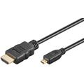 Goobay HDMI 2.0 / Micro HDMI Kabel met Ethernet - 0.5m
