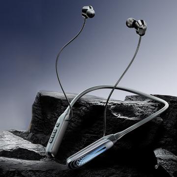 i58 Bluetooth 5.4 draadloze koptelefoon met nekband - Zwart