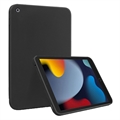 iPad 10.2 2019/2020/2021 Liquid Siliconen Hoesje - Zwart